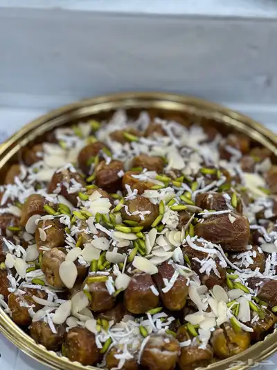 تمر محشي. (صحن الجمعات) 2