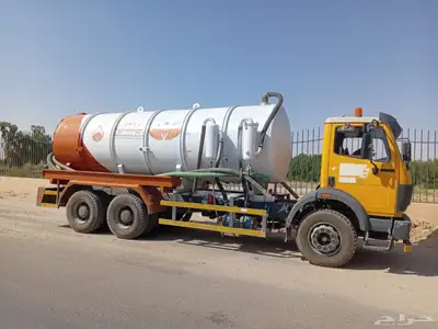 وايت سحب صرف صحي لشفط البيارات وتريلة 1