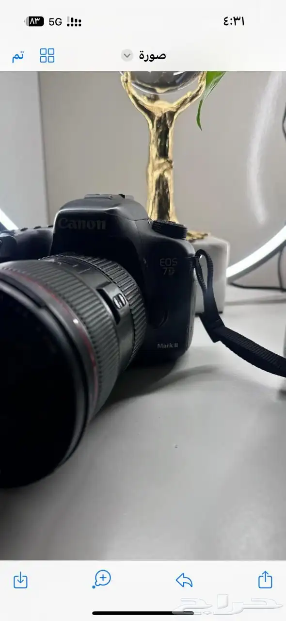 كاميرا كانون 7D مارك 2 احترافية للبيع استخدام متوسط 1