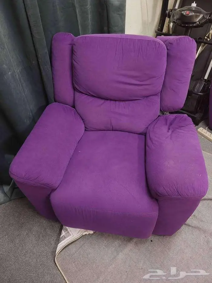 كنب استرخاء متحرك او صوفا استرخاء lazy boy ركنة لون مميز 5