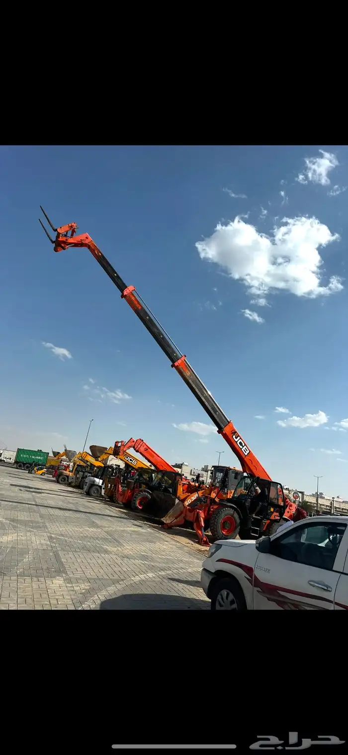 رافعه شوكيه جي سي ب رافعة شوكية 10 طن للإيجار شهري يومي اجار 2