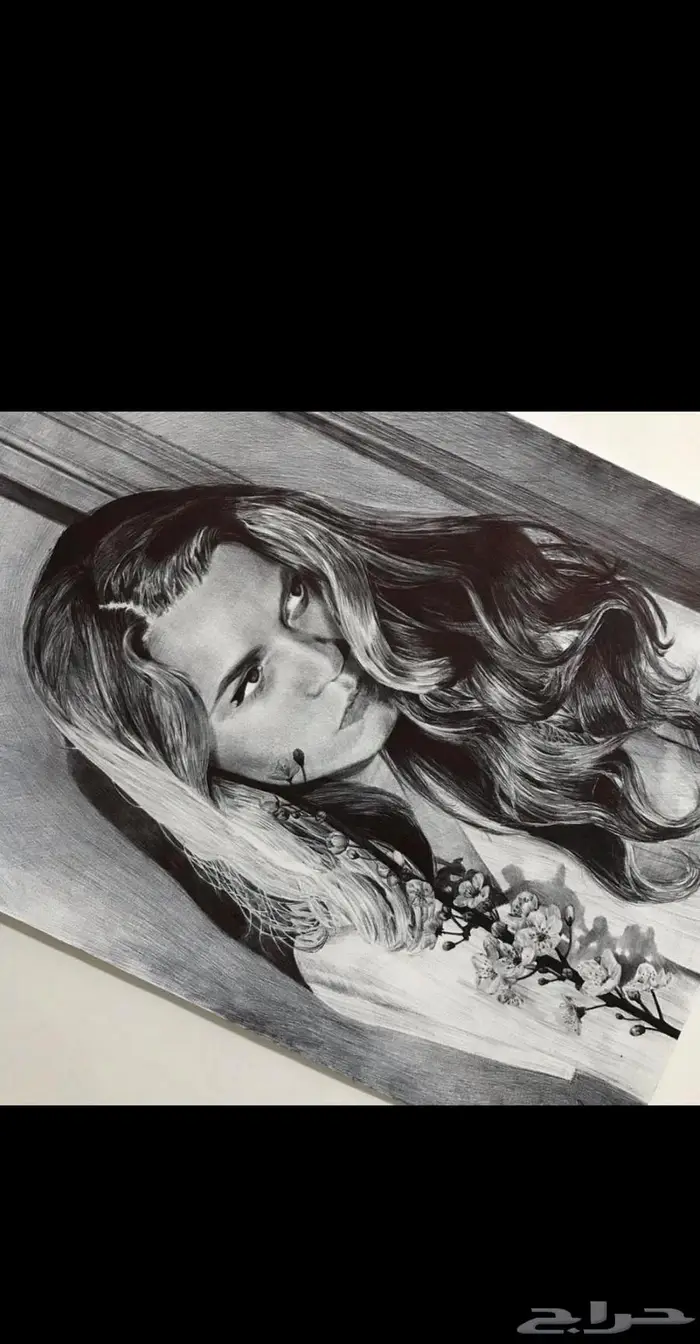 رسم يدوي بورتريه ب 100ريال 1