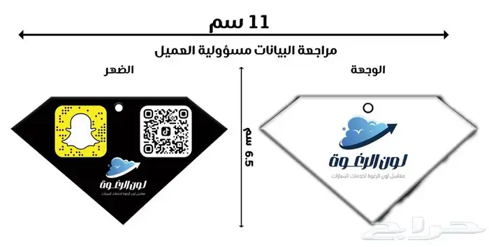 فواحات معطرة للسيارة)(تلبيسات قماش)(تعليقه معطرة) (فواحه) 1