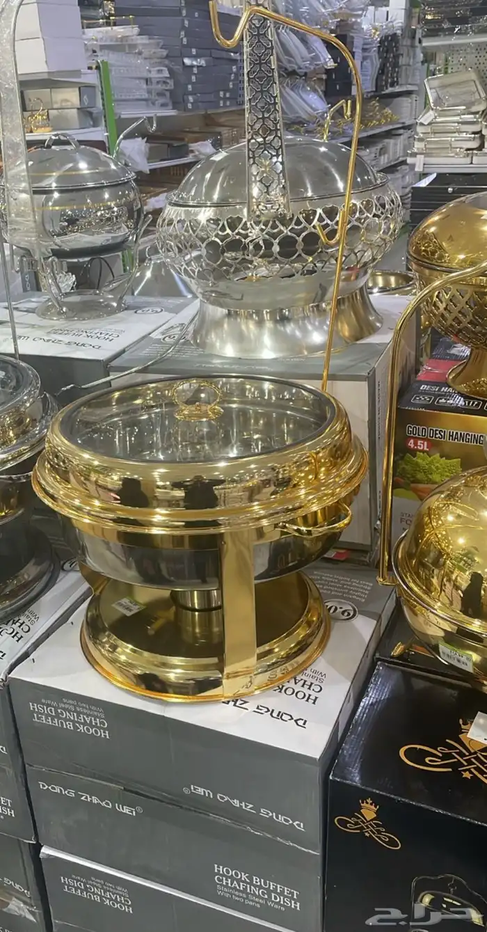 سخان بوفيه ذهبي مقاس 9 لتر 0