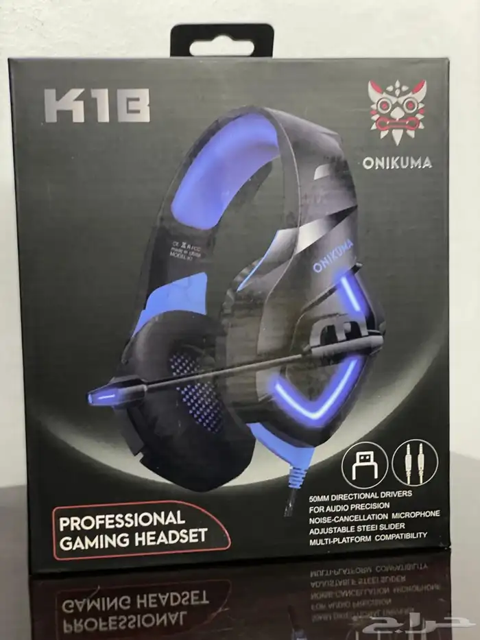 سماعة قيمينق كيبلOnikum K1Gaming professional wired Headset 2