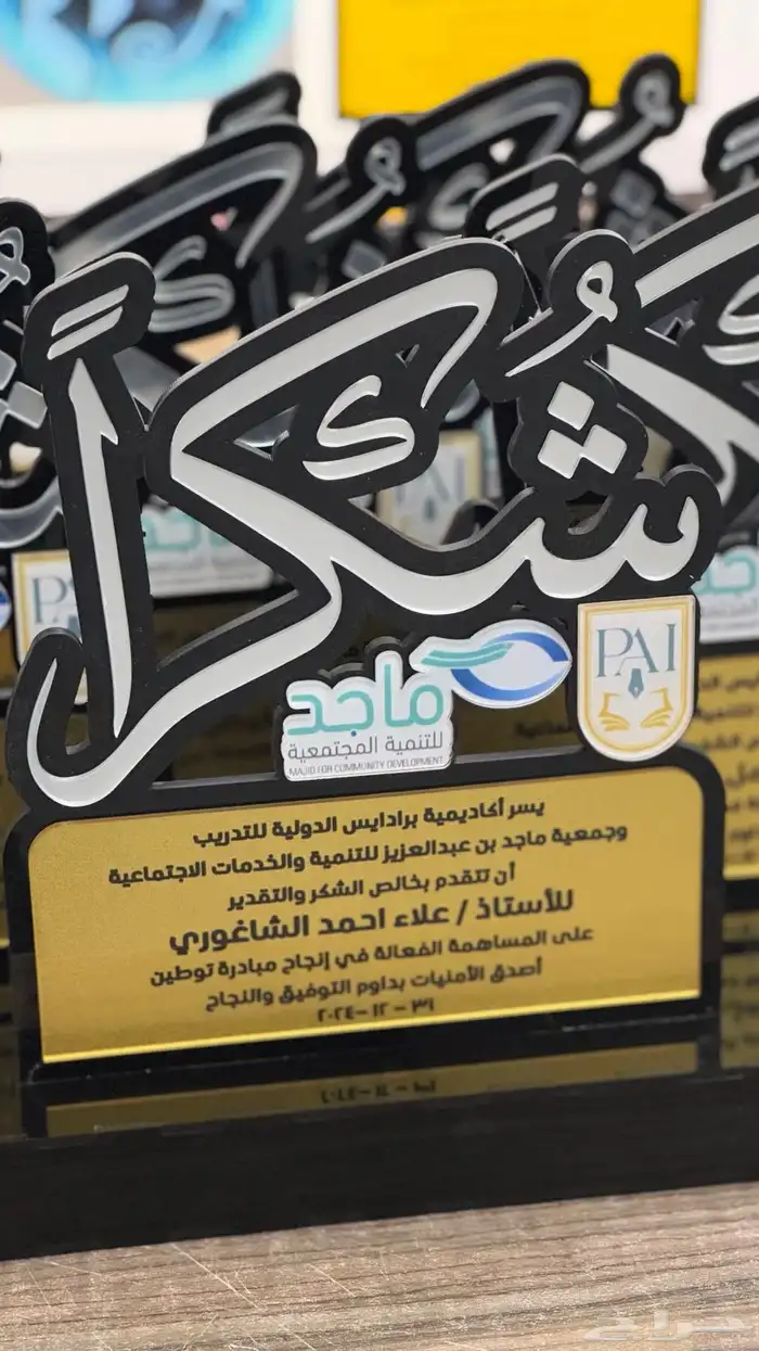 دروع وبروشات ومباخر واسماء 3D 11