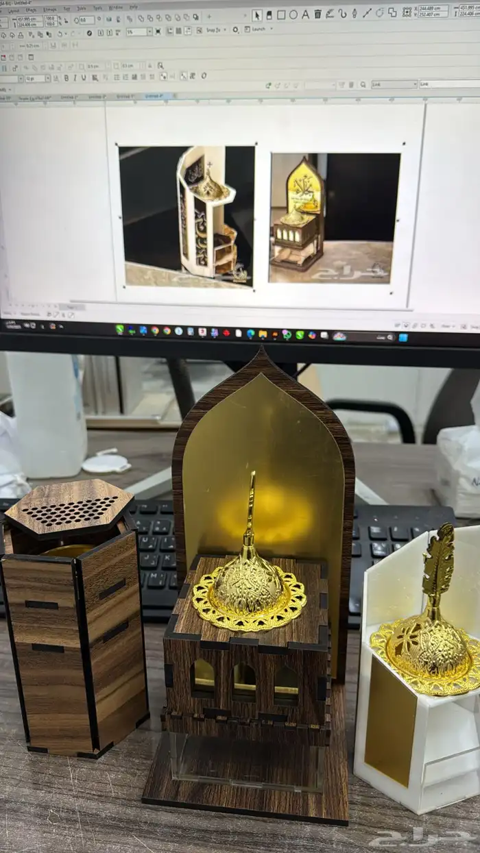 دروع وبروشات ومباخر واسماء 3D 5