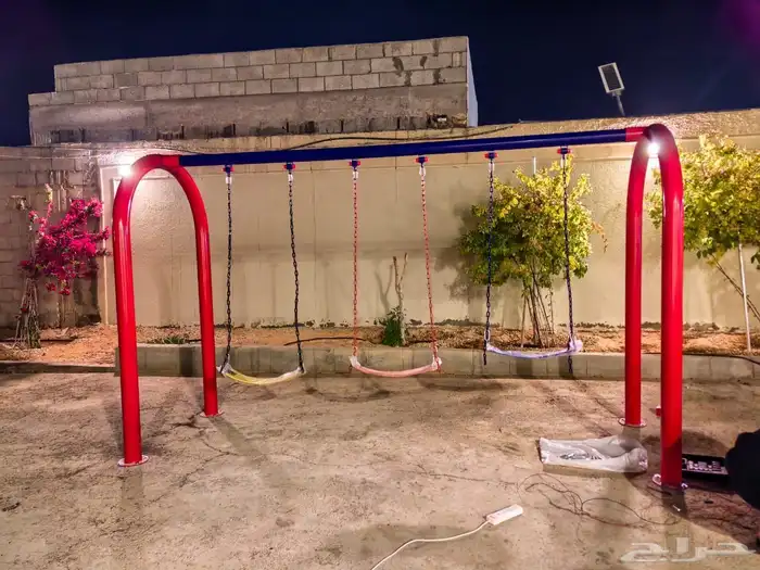 مرجيحة لثلاث اشخاص حدائق شاليهات استراحات اسعار مميزه 4
