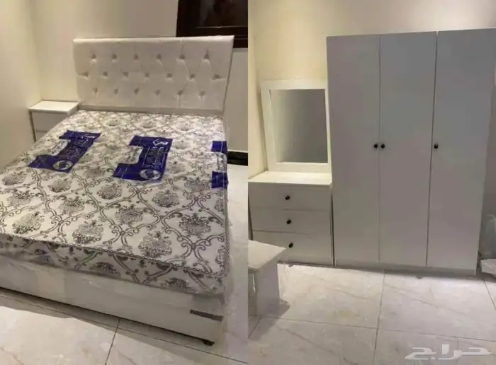 دولاب خشب بلابس سرير خشب نفر نفرونص نفرين 8