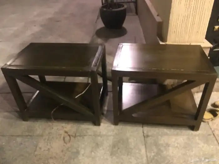 طاولتين خشب 0