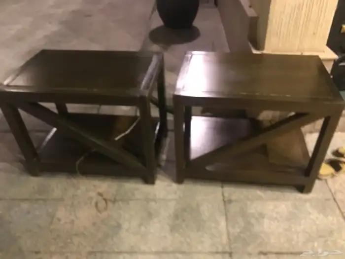 طاولتين خشب 3