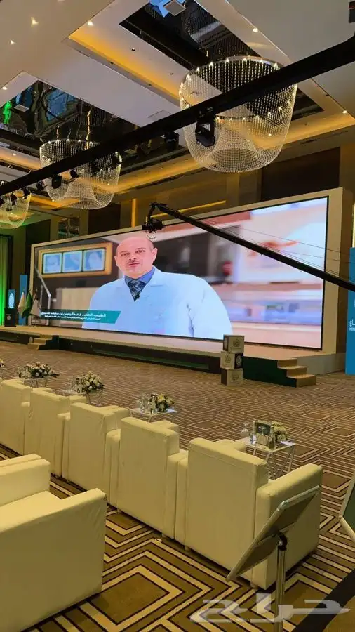تاجير وتنظيم المعارض والمؤتمرات شاشات اضاءات صوتيات حفلات 1