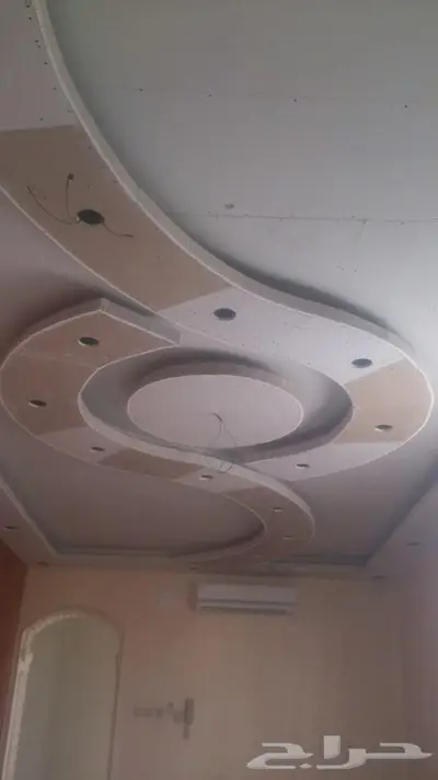فني ديكور جبس بورد سمنت بورد دهانات تشطيبات منزليه 4