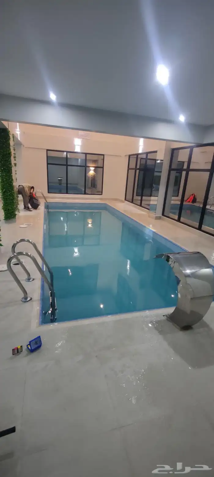 فني انشاء مسابح خرسانه وفايبر جلاس 1