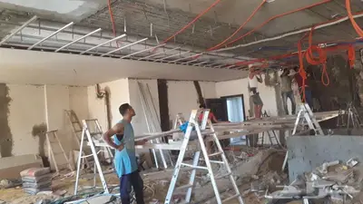 فني ديكورات جبس بورد سمنت بورد دهان ترميم وتشطيبات منزليه 3