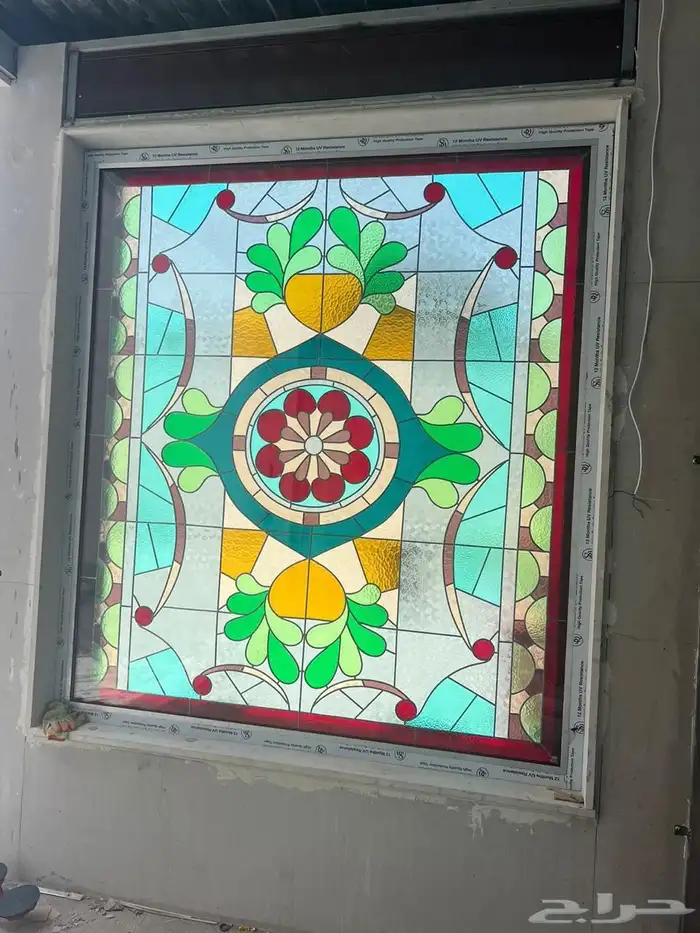 قبب و أبواب و زجاج معشق وملون و مرايا 7