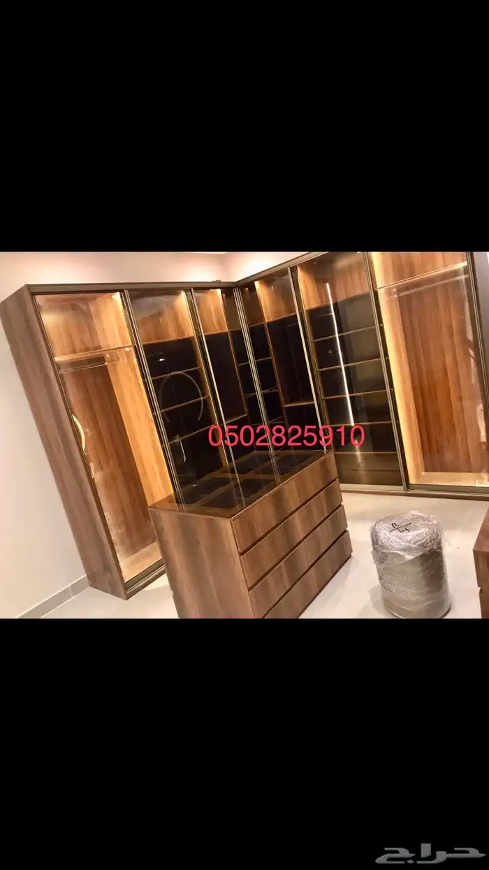 تفصيل غرف ملابس خزائن 9