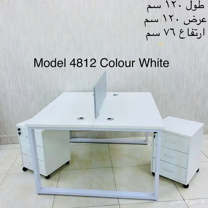 مكتب ثنائي و كرسي دوار شبك و كرسي دوار فخم و مكاتب ادارية 2