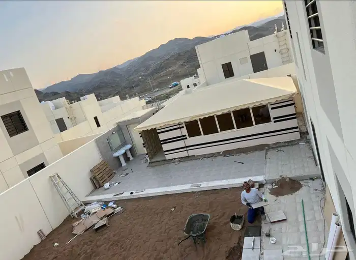 تفصيل بيوت الشعر الملكيه وخيمه الصقور 6