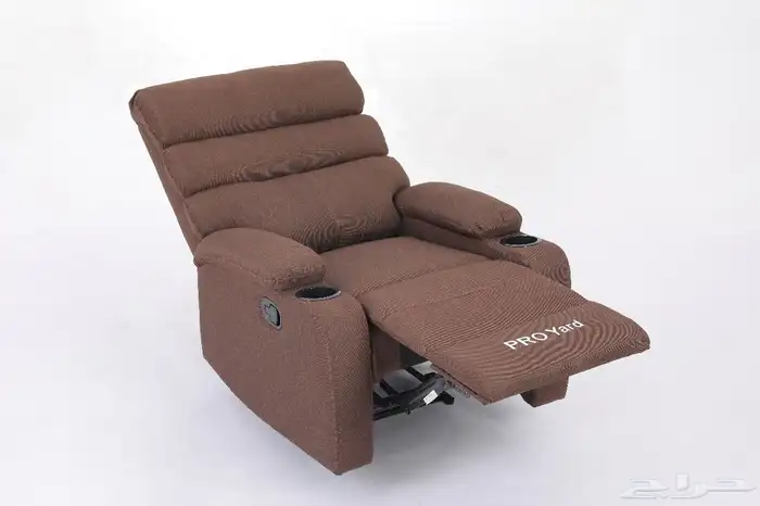 كرسي قماش راحة رفع القدم و الظهر يرجع للخلف يدوي 6