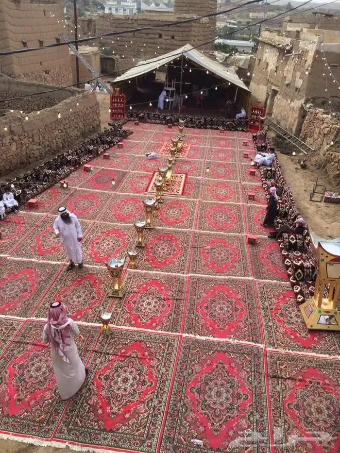 تفصيل بيوت الشعر الملكيه وخيمه الصقور 5