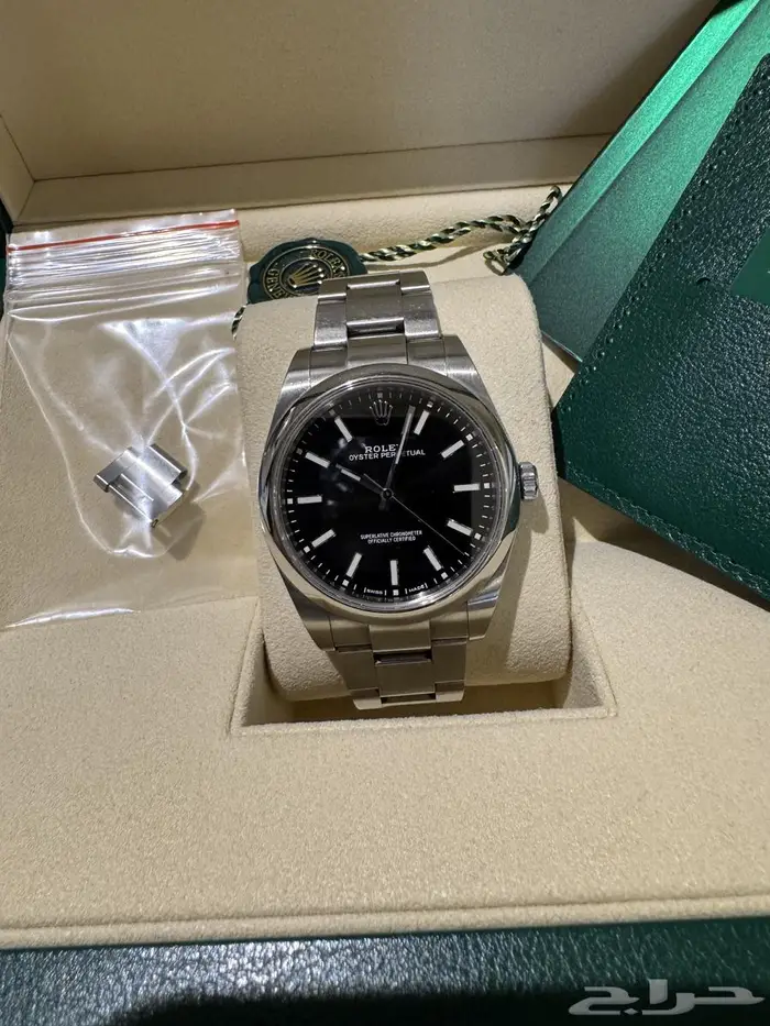 للبيع ساعة رولكس اويستر بربتشوال مقاس 39 0