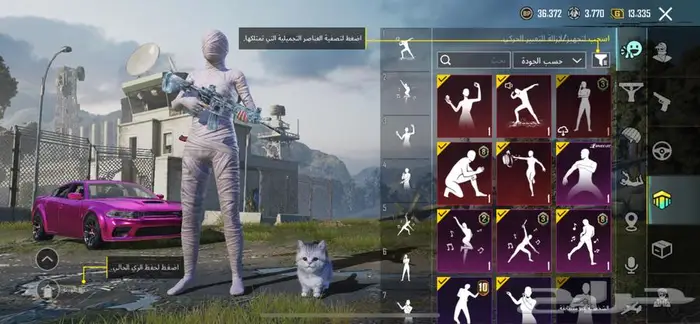 حساب ببجي 36
