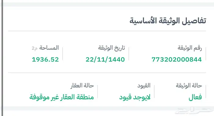 ارض سكني للبيع احد المسارحه 1