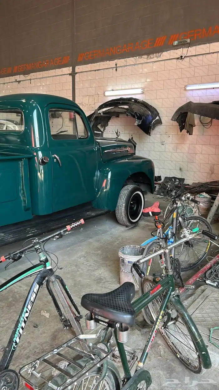 فورد F100 موديل 1952 قديم للبيع او الايجار 3