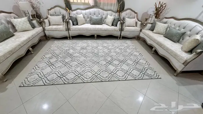 طقم كنب 3 ثلاثي 2 ثنائي مع ستاره 0