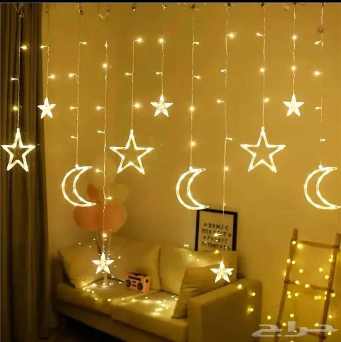 زينة رمضان هلال ونجمة 0
