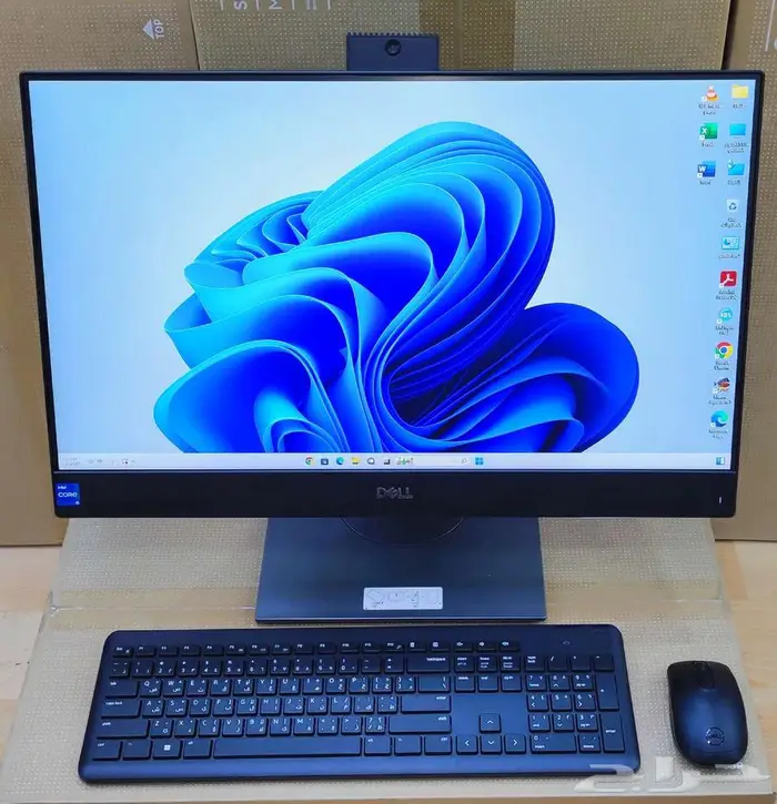 كمبيوتر مكتبي شامل_الكل في واحد_دل DELL_أخو الجديد_i5_شاشة24 1