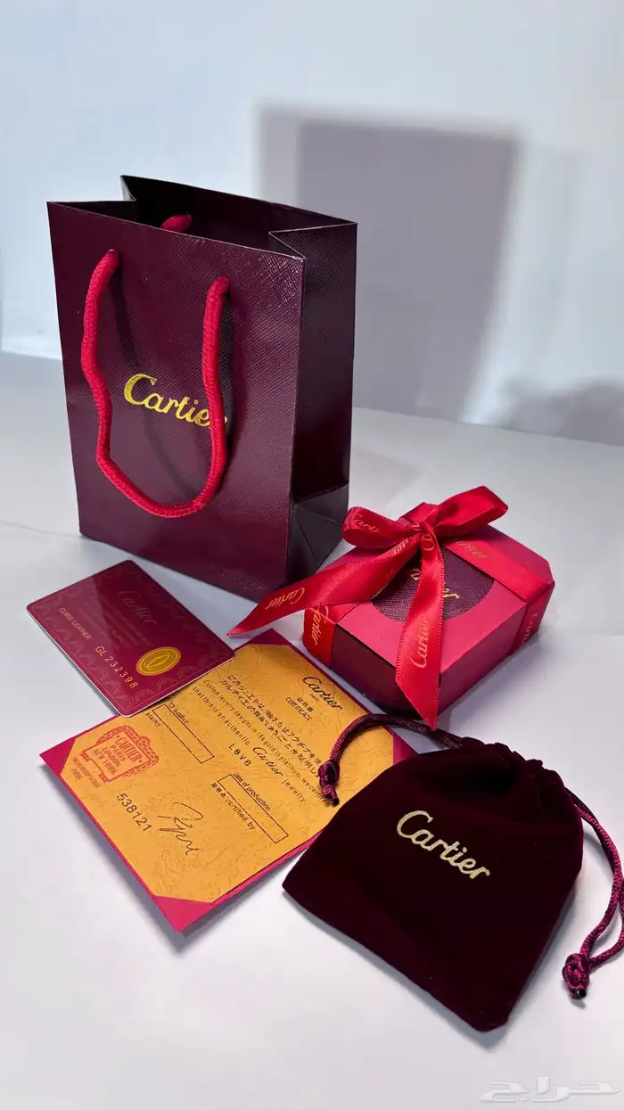 سلسلة و حلق فضي كارتير مع ملحقات ب 99 ريال 6