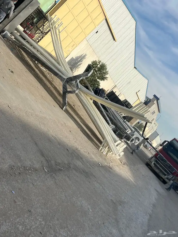 اعمدة وإنارة اعمدة مضلعه 10