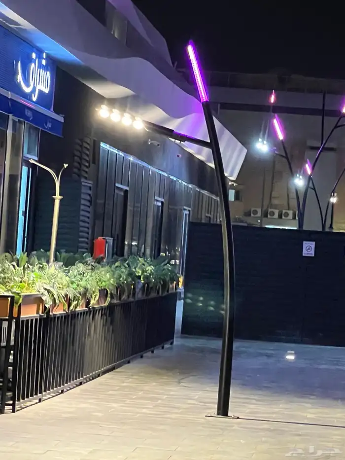 اعمدة وإنارة اعمدة مضلعه 16