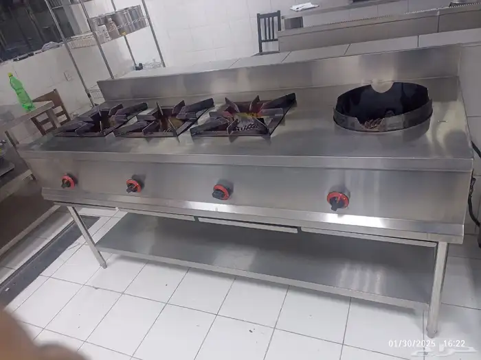 شعلات طبخ موقد طباخ غاز اربع عيون مطابخ و مطاعم و فنادق 0