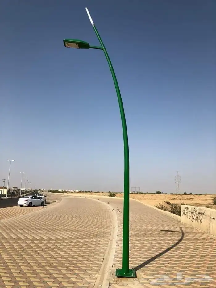 اعمدة وإنارة اعمدة مضلعه 0