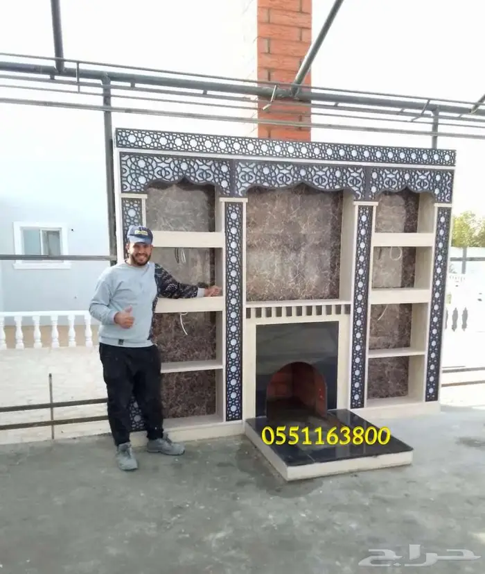 مشبات كلاسيكية حجري . مشبات عصرية .مشبات خشبية 12