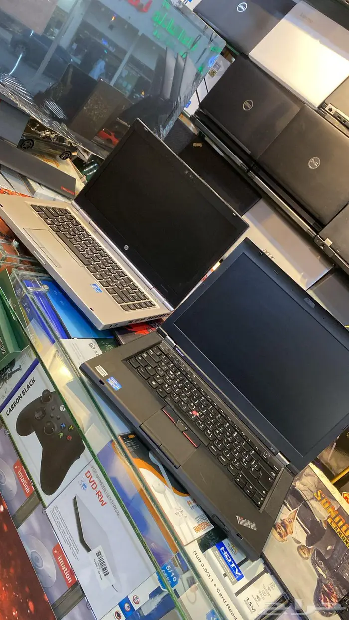 لاب توبات متنوعة ديل i7 و HP I5 و لينوفو I5 .I3 7