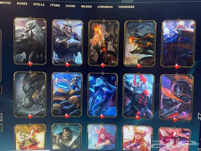 حساب ليق او ليجيندز League of legends نادر 5