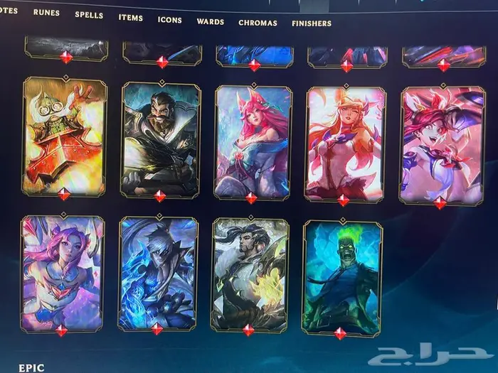 حساب ليق او ليجيندز League of legends نادر 6