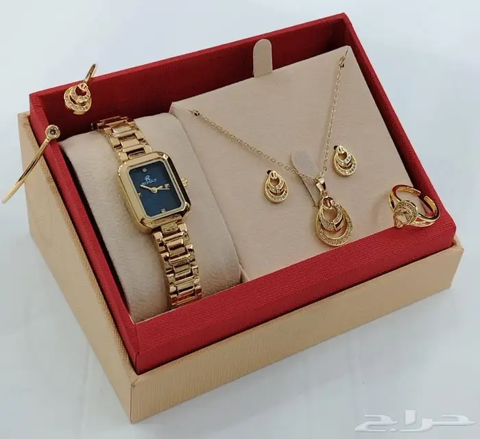 اطقم ساعات نسائي طقم ساعه نسائي فخم 7