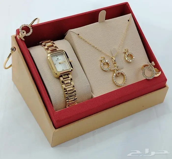 اطقم ساعات نسائي طقم ساعه نسائي فخم 5