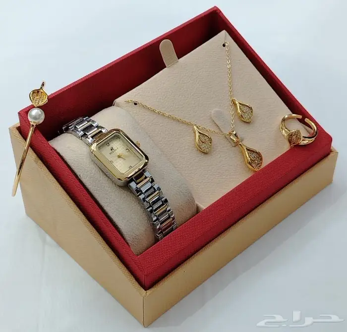 اطقم ساعات نسائي طقم ساعه نسائي فخم 8