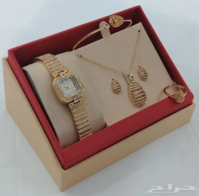 اطقم ساعات نسائي طقم ساعه نسائي فخم 9