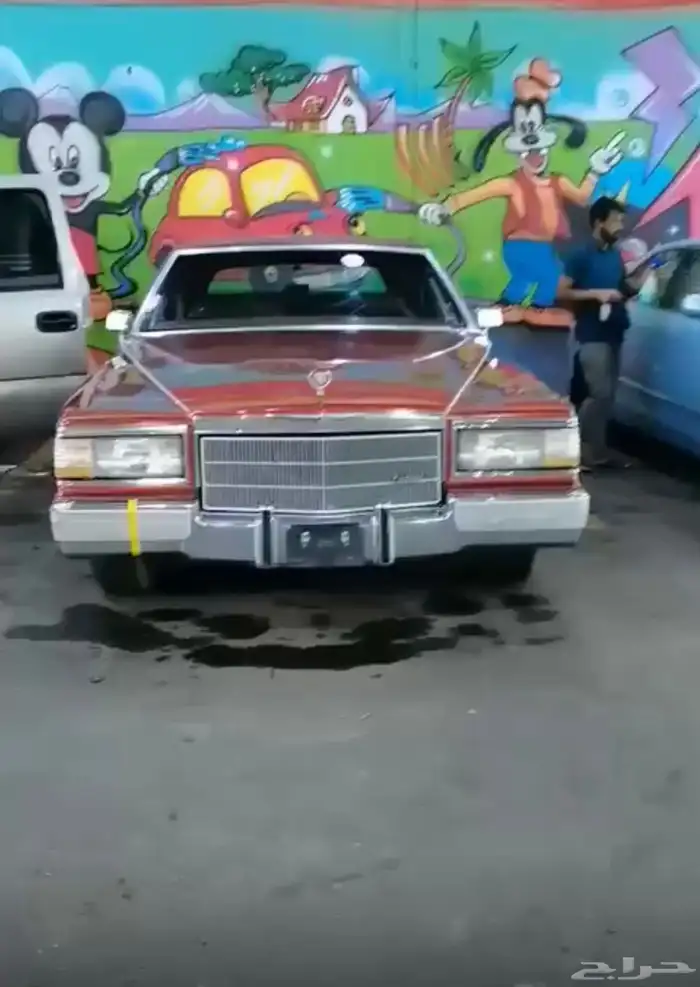 كاديلاك موديل 91 أحمر 4