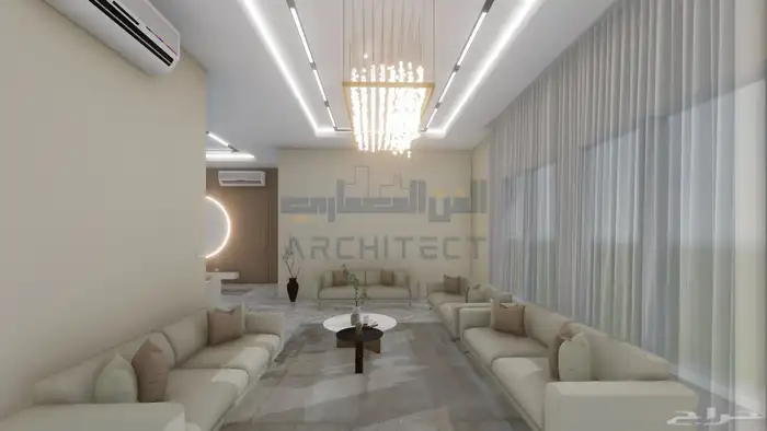 تصميم داخلي فيلا كشك بوفيه 8