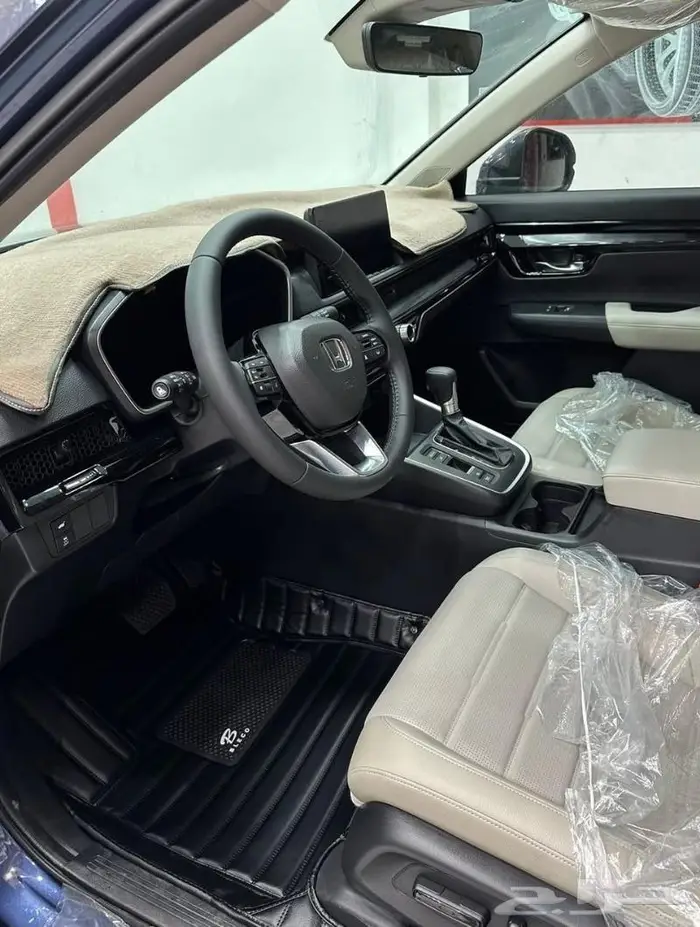 دعاسات ارضيات جلد هوندا CRV ولجميع السيارات 1