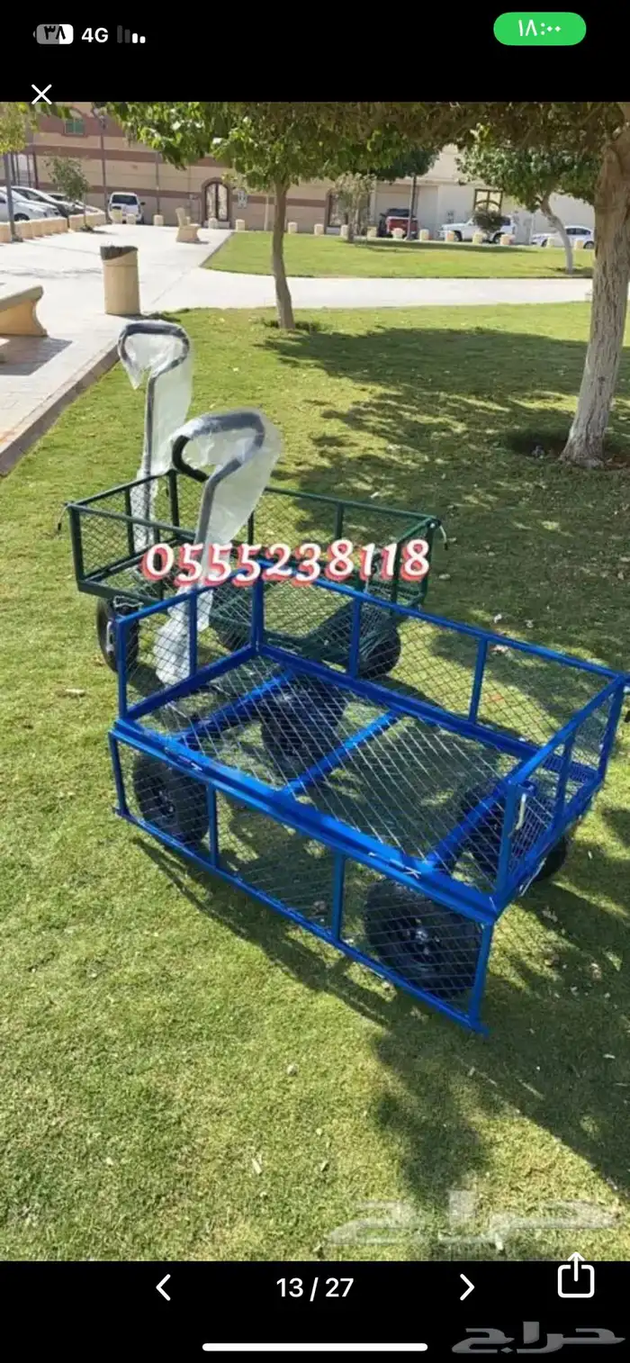 عربة لنقل اغراض المزارع والشاليهات استخدمات عديده ومفيده 10