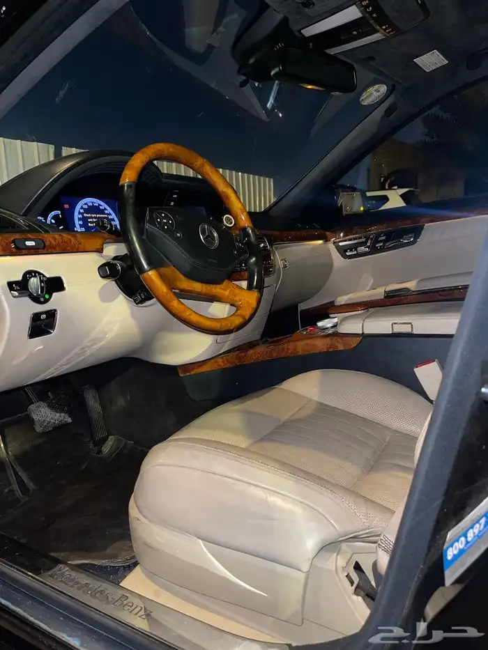 للبيع مرسيدس 600 اسود فل 2011 11